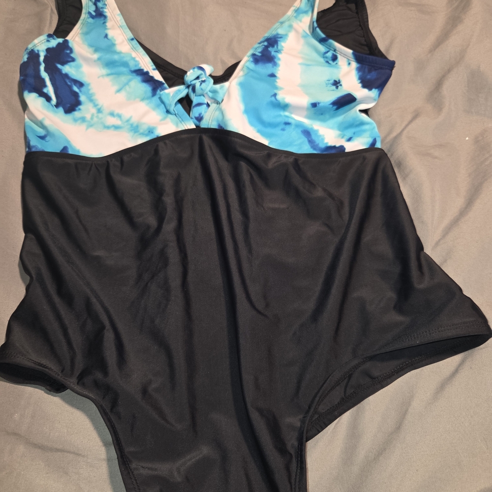 Bleu Ice  Tie-Dye One-Piece Swimsuit Size 18